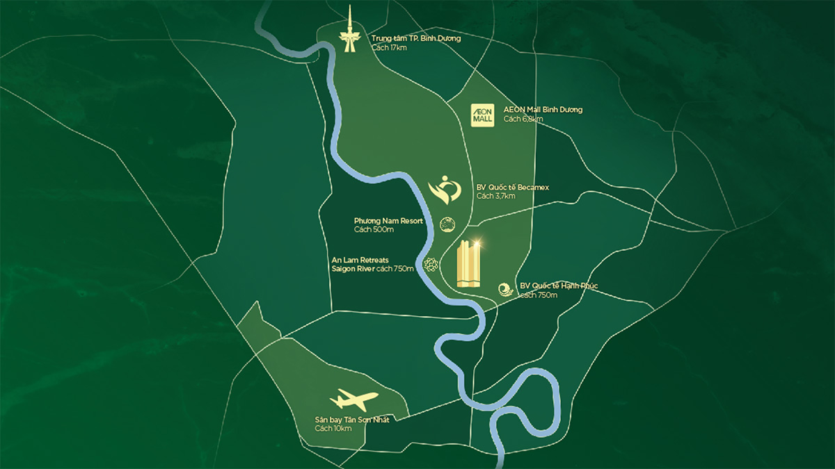 Bản đồ vị trí The Emerald 68